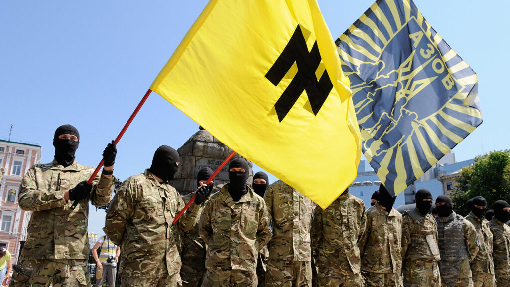 Azov battalion soldiers take oath in Kiev